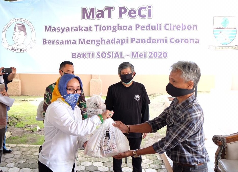 MaT PeCi Salurkan Ribuan Paket Sembako Kepada Masyarakat Kota Cirebon